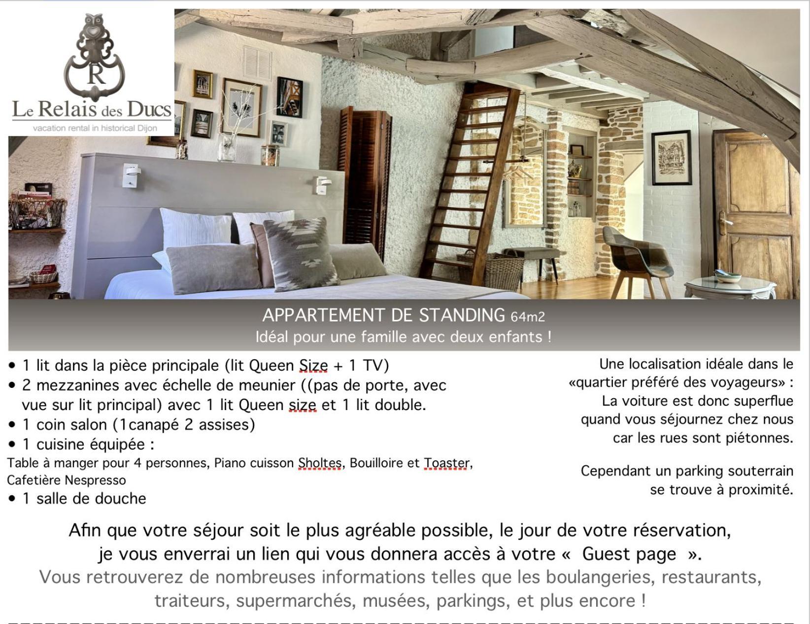 Apartament Le Relais Des Ducs : Centre Historique Dijon Zewnętrze zdjęcie
